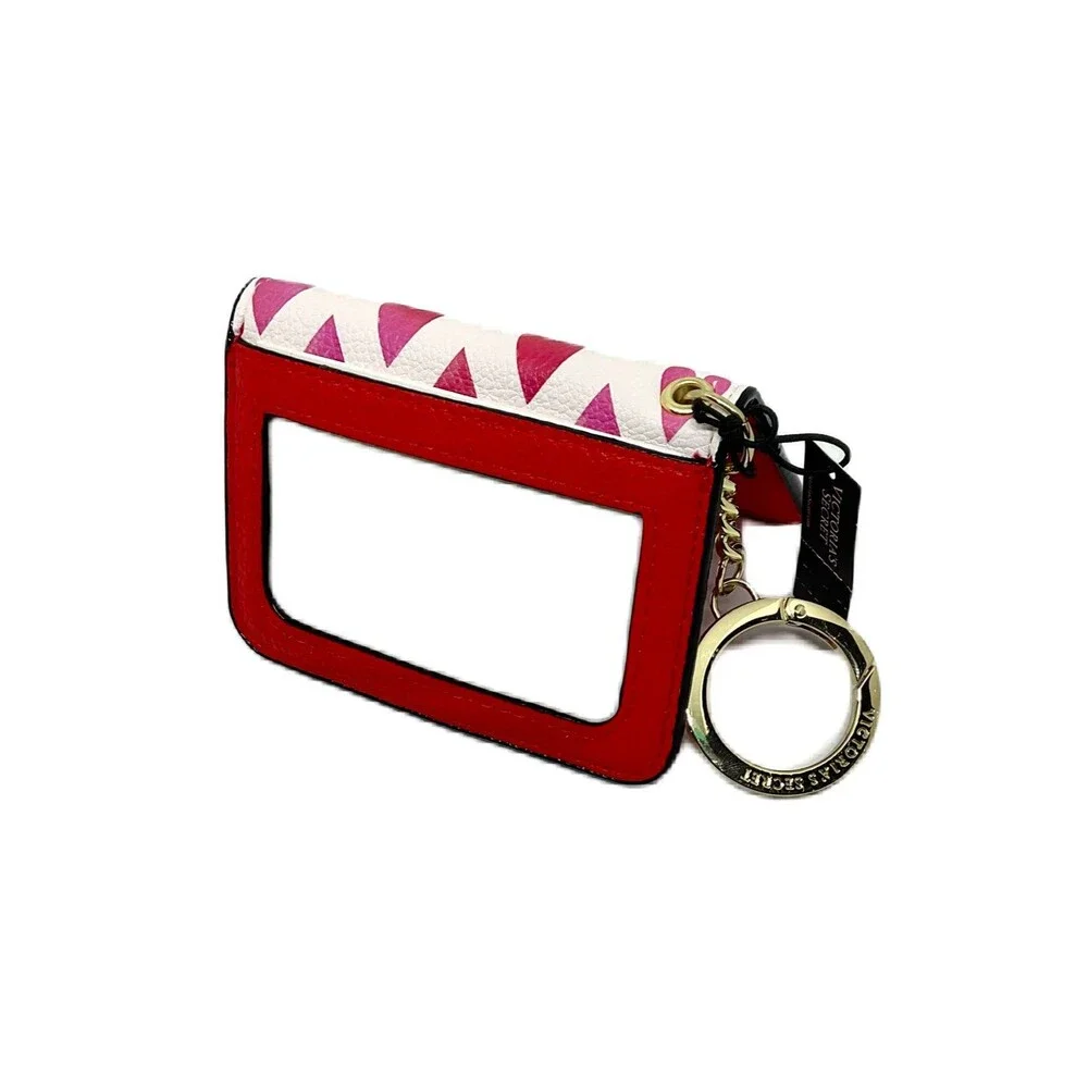 Victoria's Secret Card/ ID Holder with “Pink & Red Hearts” - Picture 4 of 4